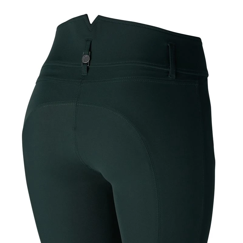 B Vertigo Women's Tiffany Silicone Knee Patch Breeches - Scarab Green 4 B Vertigo Women's Tiffany Silicone Knee Patch Breeches - Scarab Green - Image 2