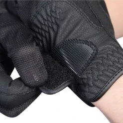 Dublin Breathable Mesh Riding Gloves - Black -The Equestrian Shop 482771 800 800