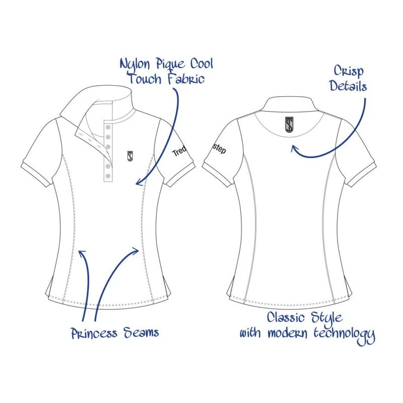 Tredstep Women's Performance Polo - Chilli Pepper 4 Tredstep Women's Performance Polo - Chilli Pepper - Image 2