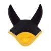 Woof Wear Ergonomic Ear Net - Black/Sunshine Yellow -The Equestrian Shop 494123 800 800