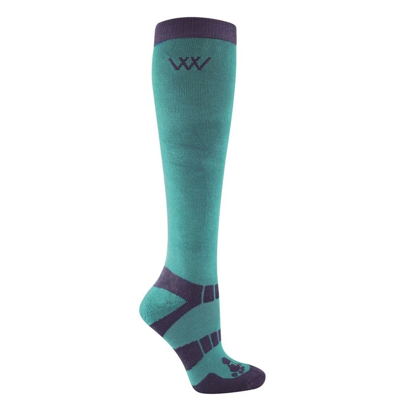 Woof Wear Long Bamboo Sock 2 Pairs - Ocean/Navy 3 Woof Wear Long Bamboo Sock 2 Pairs - Ocean/Navy