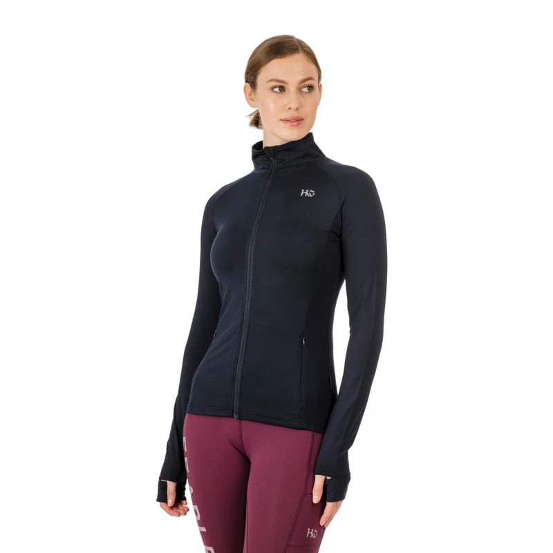 Horseware Women's Tara Tech Zip Top - Navy 3 Horseware Women's Tara Tech Zip Top - Navy