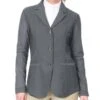 Ovation Women's Signature AirFlex 3-Button Show Coat - Grey -The Equestrian Shop 497652 800 800