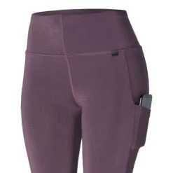 Horze Women's Zelda Full Seat Tights W/Silicone Grip - Montana Grape Purple