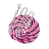 Perri's 1/2" Bright Cotton Lead W/Chain - Hot Pink/Royal Blue Neon -The Equestrian Shop 500547 800 800
