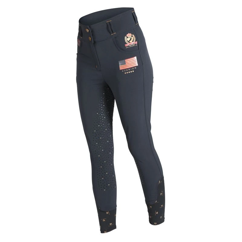 Shires Aubrion Women's Team Breeches - Black 3 Shires Aubrion Women's Team Breeches - Black