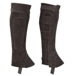 Perri's Suede Half Chaps - Black