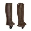 Perri's Kids' Professional Calfskin Zipper Half Chaps - Brown -The Equestrian Shop 502919 800 800