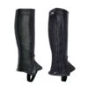 Perri's Professional Calfskin Zipper Half Chaps - Black 2 Perri's Professional Calfskin Zipper Half Chaps - Black -The Equestrian Shop 502955 800 800