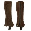 Perri's Suede Zipper Half Chaps - Brown 2 Perri's Suede Zipper Half Chaps - Brown -The Equestrian Shop 502978 800 800