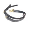 Nunn Finer Leather W/Elastic Side Rein - Black -The Equestrian Shop 505339 800 800
