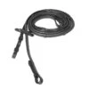 Horze Soft Grip Rubber Reins W/Stops - Black -The Equestrian Shop 505394 800 800