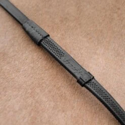 Horze Soft Grip Rubber Reins W/Stops - Black -The Equestrian Shop 505395 800 800