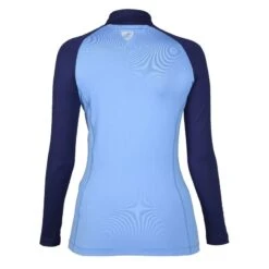 Shires Aubrion Women's Newbury Long Sleeve Sun Shirt - Sky Blue -The Equestrian Shop 513116 800 800