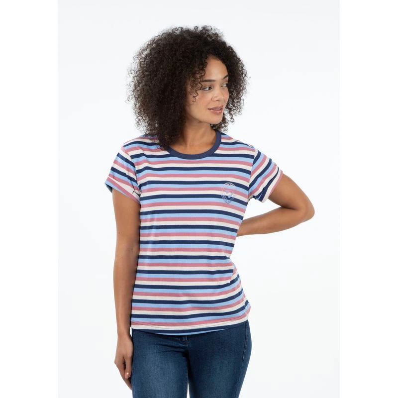 Shires Aubrion Women's Croxley Tee Shirt - Stripe 9 Shires Aubrion Women's Croxley Tee Shirt - Stripe - Image 7