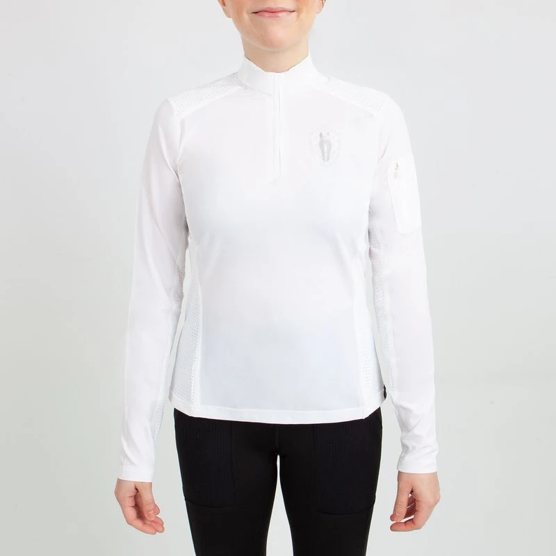 Irideon Women's Luna Coolstretch Long Sleeve Jersey - White 3 Irideon Women's Luna Coolstretch Long Sleeve Jersey - White