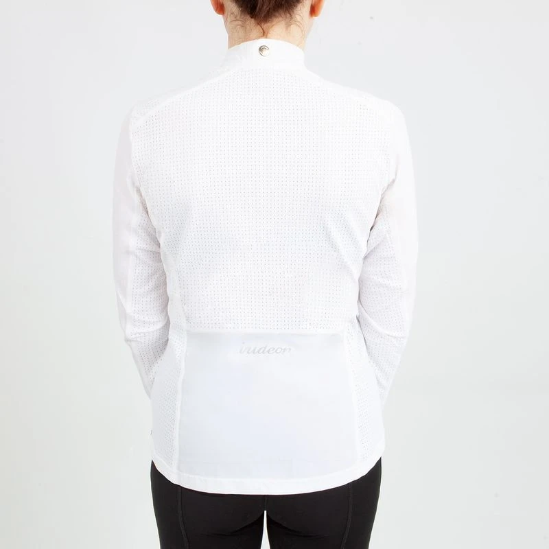 Irideon Women's Luna Coolstretch Long Sleeve Jersey - White 5 Irideon Women's Luna Coolstretch Long Sleeve Jersey - White - Image 3