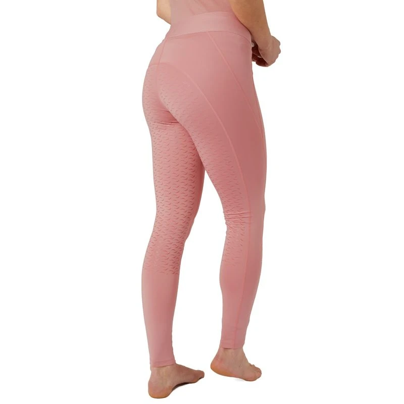 Horze Women's Tessa Full Seat Riding Tights - Rose Tan 6 Horze Women's Tessa Full Seat Riding Tights - Rose Tan - Image 4