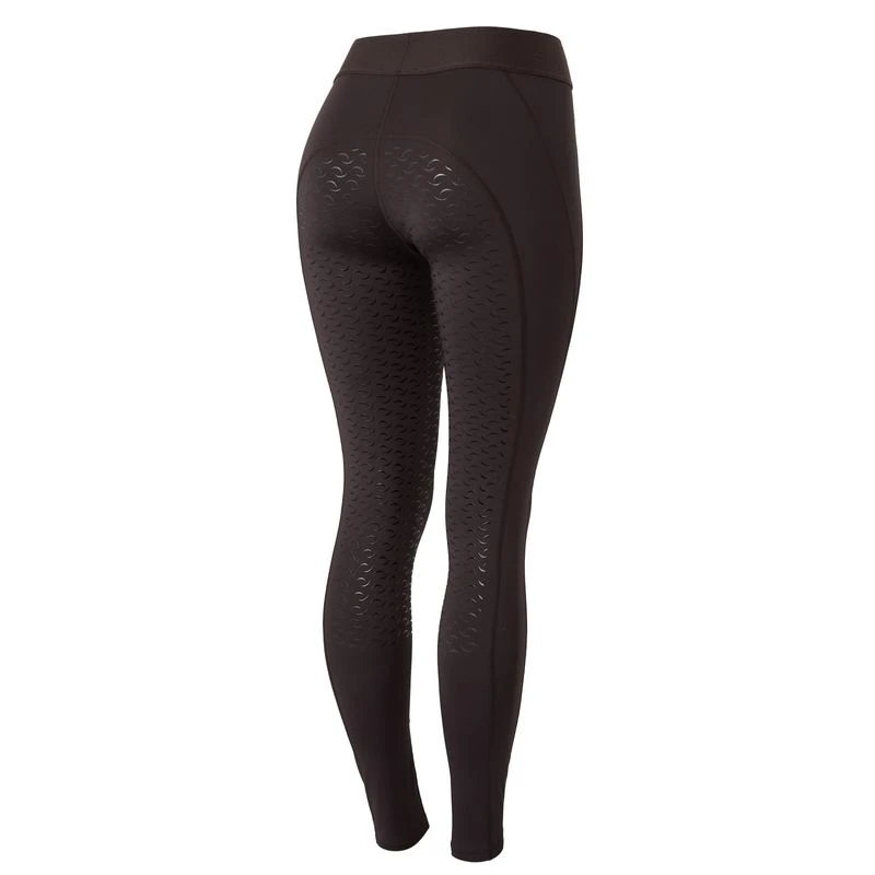 Horze Women's Tessa Full Seat Riding Tights - After Dark Brown 3 Horze Women's Tessa Full Seat Riding Tights - After Dark Brown