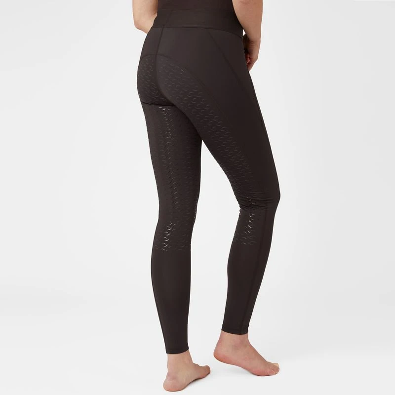 Horze Women's Tessa Full Seat Riding Tights - After Dark Brown 6 Horze Women's Tessa Full Seat Riding Tights - After Dark Brown - Image 4