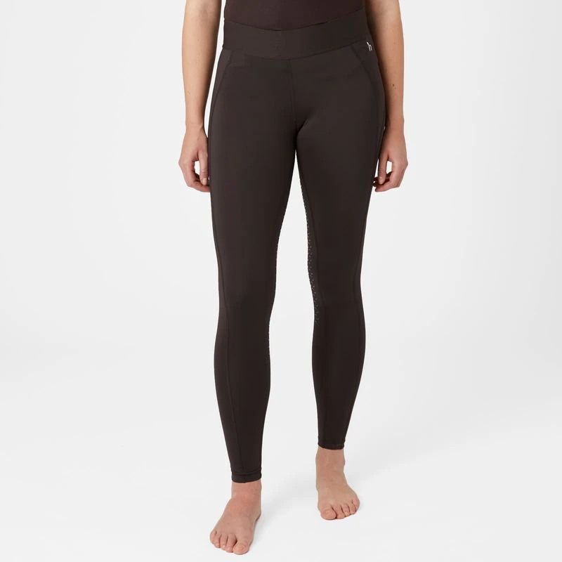 Horze Women's Tessa Full Seat Riding Tights - After Dark Brown 7 Horze Women's Tessa Full Seat Riding Tights - After Dark Brown - Image 5