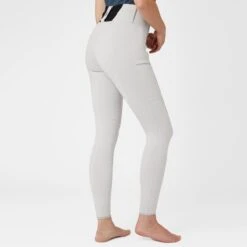 Horze Women's Minka Flex Firming Full Seat Breeches - Pebble Grey -The Equestrian Shop 543579 800 800