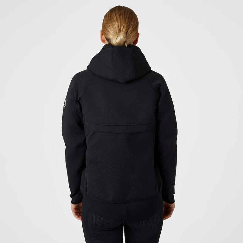 B Vertigo Women's Norah Scuba Tech Hooded Jacket - Dark Navy 6 B Vertigo Women's Norah Scuba Tech Hooded Jacket - Dark Navy - Image 4