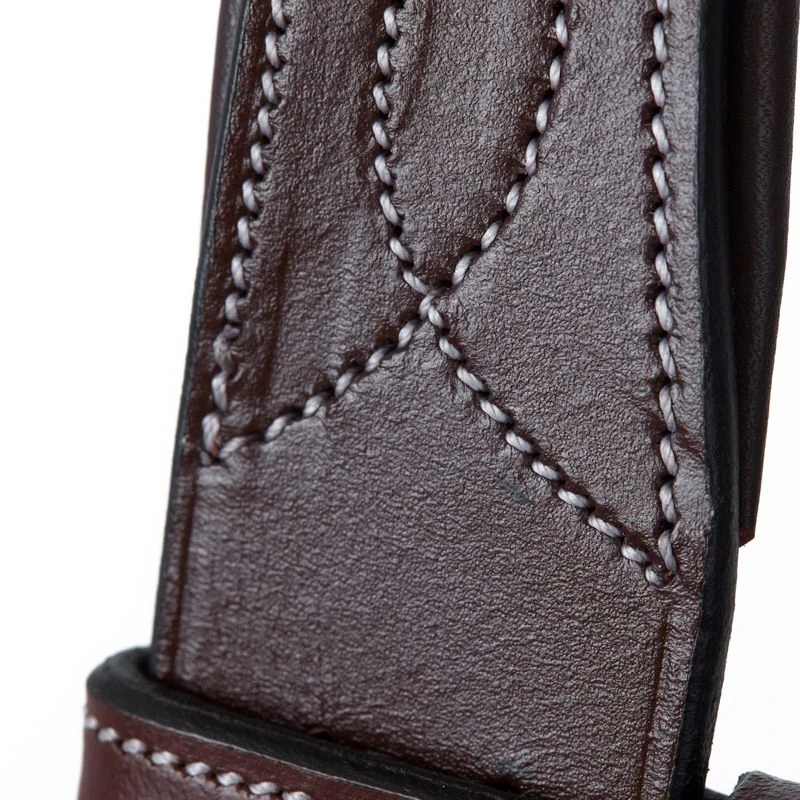 Horze Buxton Flash Bridle W/Reins - Brown 5 Horze Buxton Flash Bridle W/Reins - Brown - Image 3
