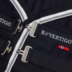 B Vertigo Cameron Double Corded Show Cooler Blanket - Dark Navy -The Equestrian Shop 552062 800 800