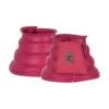 Horze Rubber Guard Bell Boots - Raspberry Pink -The Equestrian Shop 552460 800 800