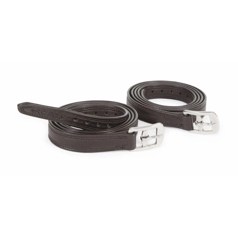 Shires Easy Care Non Stretch Stirrup Leathers - Black 3 Shires Easy Care Non Stretch Stirrup Leathers - Black