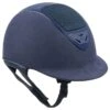 IRH IR4G XLT Helmet - Navy Amara Suede/Gloss Navy Frame -The Equestrian Shop 555023 800 800