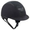 IRH IR4G XLT Helmet - Black Amara Suede/Gloss Black Frame -The Equestrian Shop 555163 800 800