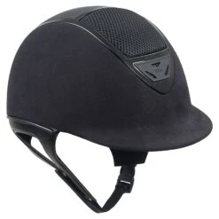 IRH IR4G XLT Helmet - Black Amara Suede/Gloss Black Frame