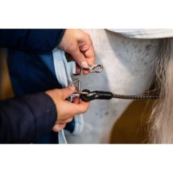 Horseware Eco Liner 200g - Teal Eco Print/Grey -The Equestrian Shop 556337 800 800