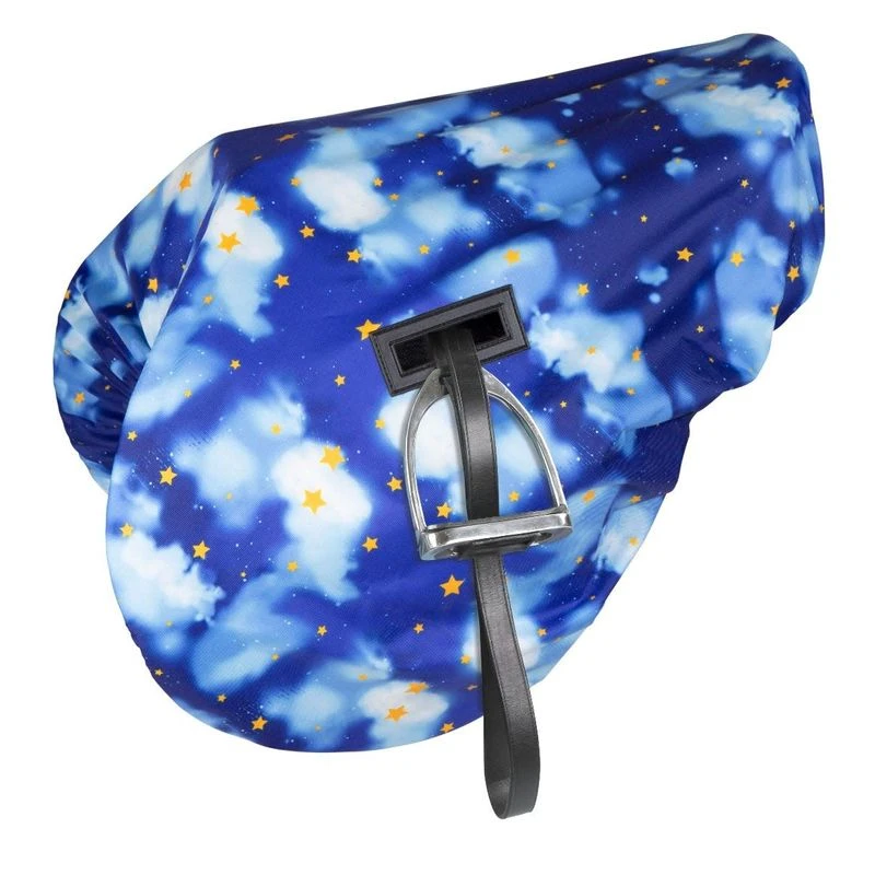 Shires Print Waterproof Ride On Saddle Cover - Midnight 3 Shires Print Waterproof Ride On Saddle Cover - Midnight