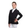 Cavalliera Kids' I Love Crystals Show Jacket - Black/Rose Gold -The Equestrian Shop 558654 800 800