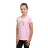 Cavalliera Kids' Jumping Star Short Sleeve Cotton Top - Rose -The Equestrian Shop 558888 800 800