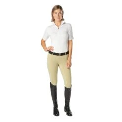 Kerrits Women's Ice Fil Full Seat Tech Tights - Tan -The Equestrian Shop 568426 800 800
