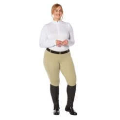 Kerrits Women's Ice Fil Full Seat Tech Tights - Tan -The Equestrian Shop 568427 800 800