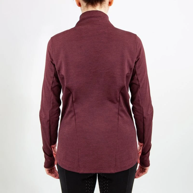 Irideon Women's Radiant Mock Crew Top - Henna 5 Irideon Women's Radiant Mock Crew Top - Henna - Image 3