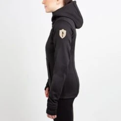 Irideon Women's Fjord Fleece Hoodie - Black 9 Irideon Women's Fjord Fleece Hoodie - Black -The Equestrian Shop 573127 800 800