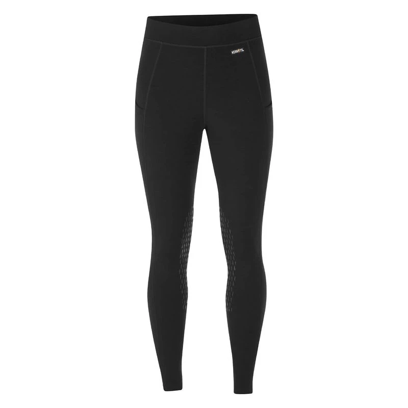 Kerrits Women's Stable Temp Merino Wool Riding Tights - Black 3 Kerrits Women's Stable Temp Merino Wool Riding Tights - Black