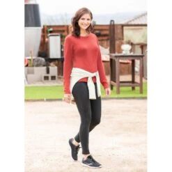 EQL Women's Roam Legging - Black Solid -The Equestrian Shop 578730 800 800