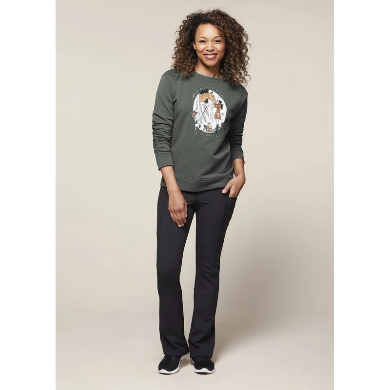 EQL Women's Warm Up Bootcut Tight - Black 5 EQL Women's Warm Up Bootcut Tight - Black - Image 3