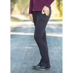 EQL Women's Warm Up Bootcut Tight - Black 13 EQL Women's Warm Up Bootcut Tight - Black -The Equestrian Shop 581830 800 800