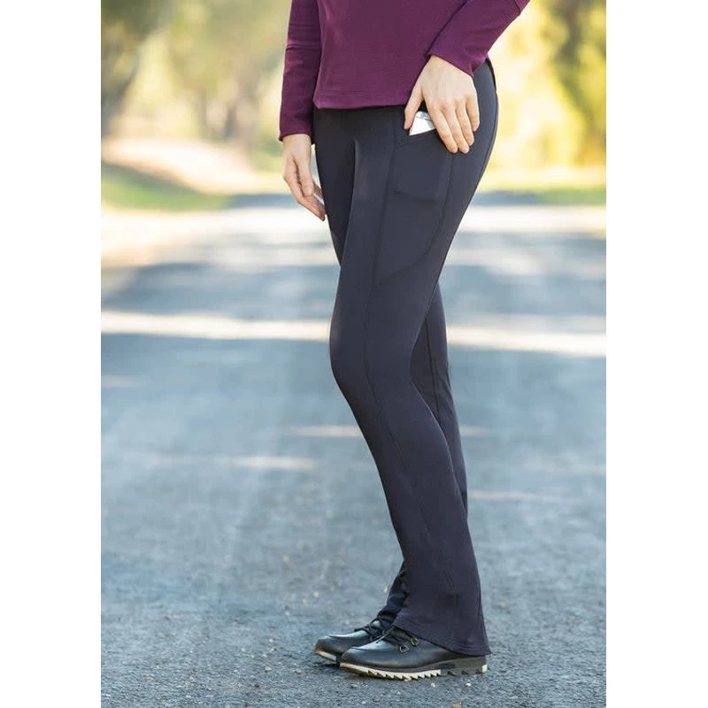 EQL Women's Warm Up Bootcut Tight - Black 8 EQL Women's Warm Up Bootcut Tight - Black - Image 6