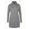 EQL Women's Weekender Fleece Hoodie Dress - Heather Grey -The Equestrian Shop 582451 800 800