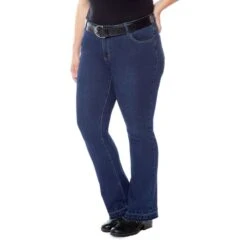 EQL Women's In Motion Bootcut Jean W/Raw Hem - Midnight Wash -The Equestrian Shop 584677 800 800
