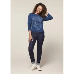 EQL Women's In Motion Jean - Dark Rinse -The Equestrian Shop 585221 800 800